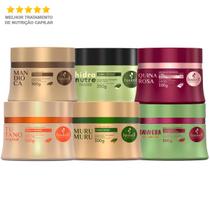 Kit Haskell 6 Máscaras Fortalecimento Nutrição Reconstrução