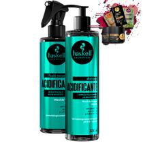 Kit Haskell Acidificante Shampoo 300ml e Fluido 200ml Kit Haskell Acidificante Shampoo 300ml e Fluido 200ml