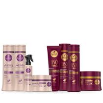Kit Haskell Ametista Completo P + Liso Com Força Completo P Kit Haskell Ametista Completo P + Liso Com Força Completo P