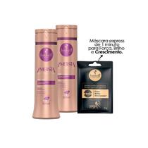 Kit Haskell Ametista Shampoo + Condicionador 300ml +Dose 40g Kit Haskell Ametista Shampoo + Condicionador 300ml +Dose 40g