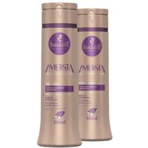 Kit Haskell Ametista Shampoo Condicionador Desamarelador Matizador 300ml Kit Haskell Ametista Shampoo Condicionador Desamarelador Matizador 300ml