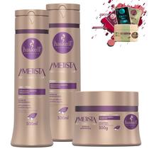 Kit Haskell Ametista Shampoo Condicionador Mascara 300g