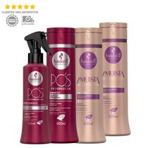 Kit Haskell Ametista + Shampoo E Leave In Pós Progressiva Kit Haskell Ametista + Shampoo E Leave In Pós Progressiva
