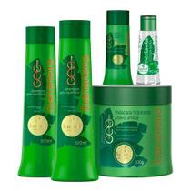 Kit Haskell Bananeira 5 Itens 500ml/g 2 Shampoos
