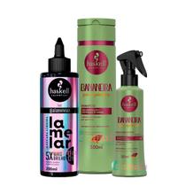 Kit Haskell Bananeira Pós Quím. Sh 300 Fluido + Masc Lamelar Kit Haskell Bananeira Pós Quím. Sh 300 Fluido + Masc Lamelar