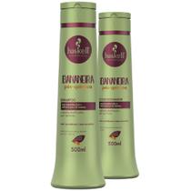 Kit Haskell Bananeira Pós Química Shampoo Condicionador 500ml Tratamento Reconstrutor Kit Haskell Bananeira Pós Química Shampoo Condicionador 500ml Tratamento Reconstrutor