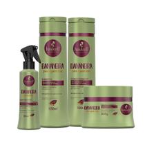 Kit Haskell Bananeira Shampoo Cond Másc Fluido 300ml Kit Haskell Bananeira Shampoo Cond Másc Fluido 300ml