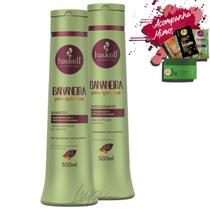 Kit Haskell Bananeira Shampoo Condicionador 500ml Kit Haskell Bananeira Shampoo Condicionador 500ml