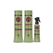 Kit haskell bananeira shampoo, condicionador e fluido 300ml Kit haskell bananeira shampoo, condicionador e fluido 300ml