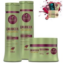 Kit Haskell Bananeira Shampoo Condicionador Mascara 250g