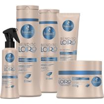 Kit Haskell Bendito Loiro Máscara 300g Tratamento Reconstrutor Cabelos Loiros Completo Kit Haskell Bendito Loiro Máscara 300g Tratamento Reconstrutor Cabelos Loiros Completo