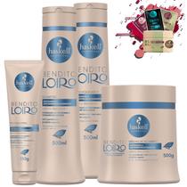 Kit Haskell Bendito Loiro Sh Cond Masc 500 Proteina 150g