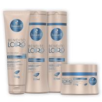 Kit Haskell Bendito Loiro Sh Cond Masc E Proteina 300ml Kit Haskell Bendito Loiro Sh Cond Masc E Proteina 300ml