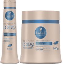 Kit Haskell Bendito Loiro Shampoo 500ML + 1 Mascara 500ML