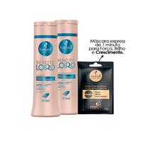 Kit Haskell Bendito Loiro Shampoo + Cond 300ml +Máscara 40g Kit Haskell Bendito Loiro Shampoo + Cond 300ml +Máscara 40g
