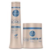 Kit Haskell Bendito Loiro Shampoo e Máscara 500ml Antidanos Kit Haskell Bendito Loiro Shampoo e Máscara 500ml Antidanos