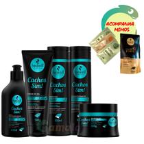 Kit Haskell Cachos Sh Cond Masc Leave In E Creme Gel 300ml