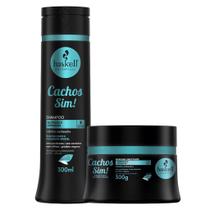 Kit Haskell Cachos Sim Definição Shampoo 300ML + 1 Mascara 300ML Kit Haskell Cachos Sim Definição Shampoo 300ML + 1 Mascara 300ML