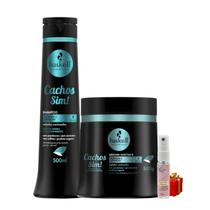 Kit Haskell Cachos Sim Definição Shampoo 500ML + 1 Mascara 500ML + Presente Lourre 15ml Kit Haskell Cachos Sim Definição Shampoo 500ML + 1 Mascara 500ML + Presente Lourre 15ml