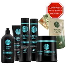 Kit Haskell Cachos Sim P/Cachos Mais Definidos maciez 500ml