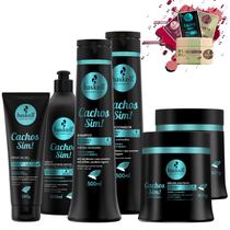 Kit Haskell Cachos Sim Sh Cond 500ml Másc 1kg 6 Itens