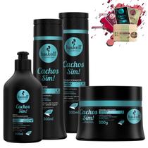 Kit Haskell Cachos Sim Sh Cond Masc e Leave 300gr