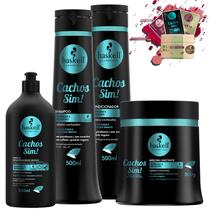 Kit Haskell Cachos Sim Sh Cond Masc e Leave 500gr