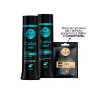 Kit Haskell Cachos Sim Shampoo + Cond 300ml +Máscara 40g Kit Haskell Cachos Sim Shampoo + Cond 300ml +Máscara 40g