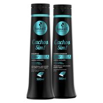 Kit Haskell Cachos Sim Shampoo E Condicionador 500ml