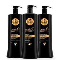 Kit Haskell Cavalo Forte 1 Shampoo 2 Condicionadores 1 Litro Kit Haskell Cavalo Forte 1 Shampoo 2 Condicionadores 1 Litro