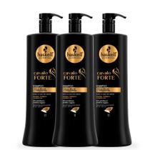 Kit Haskell Cavalo Forte 3 Shampoos 1 Litro Cada