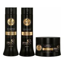 Kit Haskell Cavalo Forte 300ml Shampoo Condicionador Máscara Kit Haskell Cavalo Forte 300ml Shampoo Condicionador Máscara