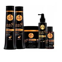 Kit Haskell Cavalo Forte 500ml Shp/Cond/Másc/Complexo/Tônico