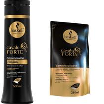 Kit Haskell Cavalo Forte Condicionador 300ML + 1 Refil Condicionador 250
