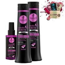 Kit Haskell Cavalo Forte Hidra Sh, Cond 500ml e Sérum 100ml