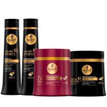 Kit Haskell Cavalo Forte + Máscaras Cavalo E Liso Com Força 500g