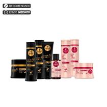Kit Haskell Cavalo Forte P + Queratina P 8 Produtos + Nf Kit Haskell Cavalo Forte P + Queratina P 8 Produtos + Nf