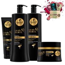 Kit Haskell Cavalo Forte Sh Cond 1L + Máscara 250g Leave in