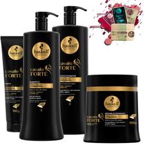 Kit Haskell Cavalo Forte Sh Cond 1l Mascara 500g + Leave-in