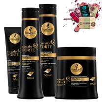 Kit Haskell Cavalo Forte Sh Cond 500ml Masc 500g E Leave-in