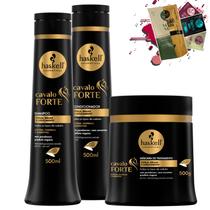 Kit Haskell Cavalo Forte Sh Cond 500ml Mascara 500g