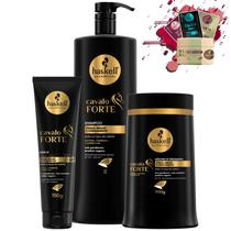 Kit Haskell Cavalo Forte Shampoo 1l Mascara 1kg + Leave-in