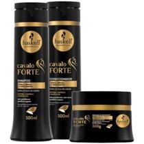 Kit Haskell Cavalo Forte Shampoo 300ML 1 Condicionador 300ML 1 Mascara 300ML Kit Haskell Cavalo Forte Shampoo 300ML 1 Condicionador 300ML 1 Mascara 300ML