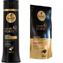 Kit Haskell Cavalo Forte Shampoo 300ML + 1 Refil Shampoo 250