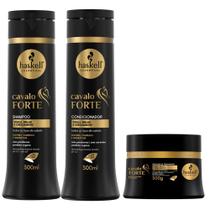 Kit Haskell Cavalo Forte - Shampoo 300ml + Condicionador 300ml + Máscara 300g