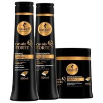 Kit Haskell Cavalo Forte Shampoo 500ML 1 Condicionador 500ML 1 Mascara 500ML