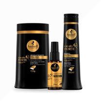 Kit Haskell Cavalo Forte Shampoo 500ml Máscara 900g + Selante Reparador de Pontas