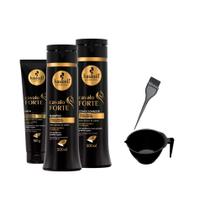 Kit Haskell Cavalo Forte Shampoo Cond 300ml e Leave +Cumbuca Kit Haskell Cavalo Forte Shampoo Cond 300ml e Leave +Cumbuca