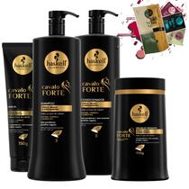 Kit Haskell Cavalo Forte Shampoo Cond Masc 1kg Leave-in