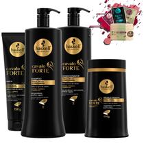 Kit Haskell Cavalo Forte Shampoo Cond Masc 1kg Leave-in